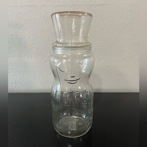 Vintage 1991 planters peanut glass jar